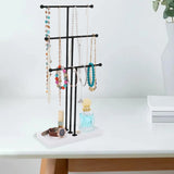 3 Layer Jewelry Organizer Necklace Earrings Bangle Holder