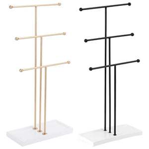 3 Layer Jewelry Organizer Necklace Earrings Bangle Holder