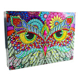 DIY 5D Diamond Painting Travel Earrings Rings PU Leather Jewelry Box