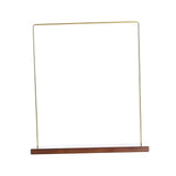 Desktop Necklace Display Stand Metal Frame Jewelry Organizer