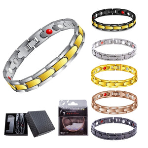 Detachable Magnetic Therapy Bracelet Power Magnets Bangles Jewelry