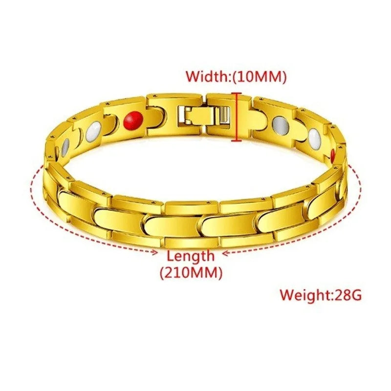 Detachable Magnetic Therapy Bracelet Power Magnets Bangles Jewelry