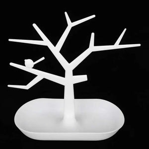 Detachable Bird Tree Keychain Jewelry Rack Organizer