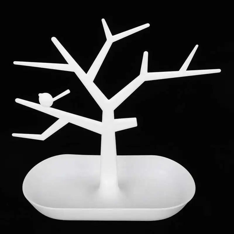 Detachable Bird Tree Keychain Jewelry Rack Organizer