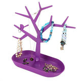 Detachable Bird Tree Keychain Jewelry Rack Organizer