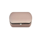 Detachable Faux Leather Rings Earrings Jewelry Box