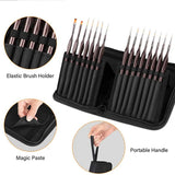 Fine Detail Paint Brush Set, 15Pcs Kit, Mini Painting Brushes