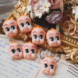 Resin Antique Doll Head Patch - Retro Jewelry DIY