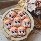 Resin Antique Doll Head Patch - Retro Jewelry DIY