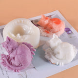 Ceratopsian Kitten Silicone Mold for Crafts