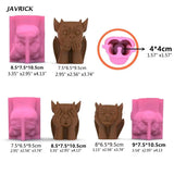 Devil Pen Holder Gypsum Flower Pot Silicone Mold