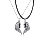 Devil Angel Wings Couple Necklaces Magnetic Pendant Jewelry
