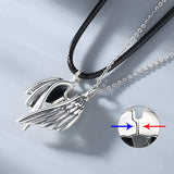 Devil Angel Wings Couple Necklaces Magnetic Pendant Jewelry