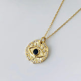 Devil's Eye Necklace 925 Silver Creative Zircon Clavicle Jewelry