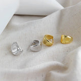 925 Silver Triangle Hoop Huggie Earrings