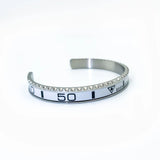 Steel Speedometer Bangle Man Bracelet