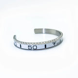 Steel Speedometer Bangle Man Bracelet