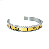 Steel Speedometer Bangle Man Bracelet