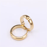 Stainless Steel Buckle Earrings 12mm-20mm Sizes 12 Pairs/Piece