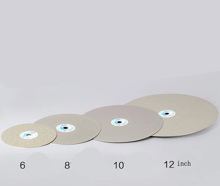 150mm Diamond Coated Flat Lap Wheel Lapidary Polishing Grinding Disc