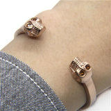4 Colors Skull Bangle Stainless Steel Band Bracelet