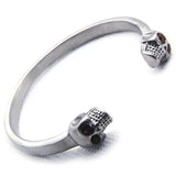4 Colors Skull Bangle Stainless Steel Band Bracelet
