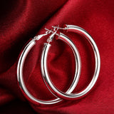 Diameter Smooth Round Creole 5mm Hollow Circles Hoop earring