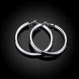 Diameter Smooth Round Creole 5mm Hollow Circles Hoop earring