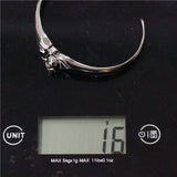 6.5cm Skull Bangle Bracelet Stainless Steel Punk Band Party