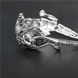 Diameter King Lion Bracelet Stainless Steel Heavy Biker