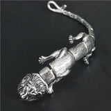 Diameter King Lion Bracelet Stainless Steel Heavy Biker