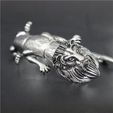 Diameter King Lion Bracelet Stainless Steel Heavy Biker