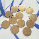 Brass Round Disk Charms Pendants 6-20mm 0.5mm Thickness