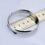 5.5cm Silver Brazalete 925 Sterling Silver Bracelets For Women Gift