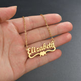 Zircon Pendant Women Necklace Heart Butterfly Chain Choke
