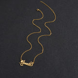 Diamon Heart Choker Name Necklace for Women
