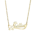 Diamon Custom Stainless Steel Necklace Choker Pendant Nameplate