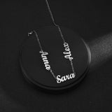 Personalized Stainless Steel Bracelets For Women Engraved Baby Name Bangles