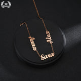 Personalized Stainless Steel Bracelets For Women Engraved Baby Name Bangles