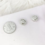 Garnet 18K Stud Earring Women Office Wedding Fine Jewelry Girls