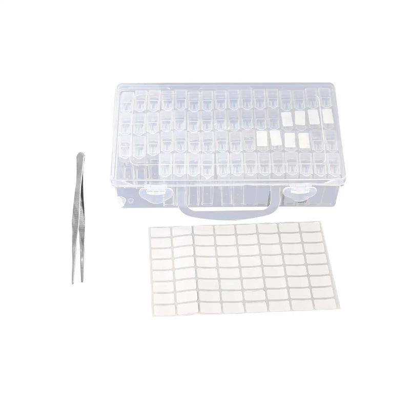 Diamond Art Organizer Bead Storage Box for Jewelry Fishing Tackles