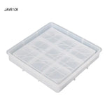 Diamond Bottom Mold Resin Tray Mold Coaster Epoxy Mold