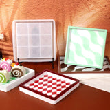 Diamond Bottom Mold Resin Tray Coaster Epoxy Mold