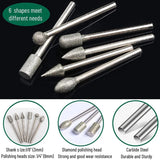 20PCs Diamond Burr Bits Set for Stone, Jewelry, Ceramics