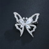 Bohemia Flower Brooch for Women S925 Silver