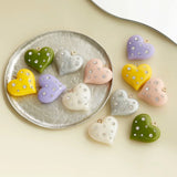 Diamond Love Pendant Earrings DIY Jewelry Material