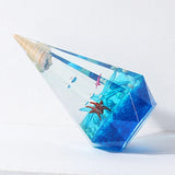 Diamond Cone Candle Resin Mold for DIY Crafts