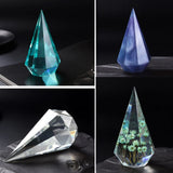 Diamond Cone Candle Resin Mold DIY Home Decor Silicone Mould