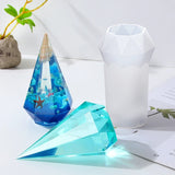 Diamond Cone Candle Resin Mold DIY Home Decor Silicone Mould