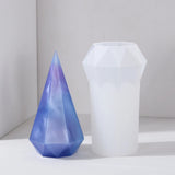 Diamond Cone Candle Resin Mold DIY Home Decor Silicone Mould
